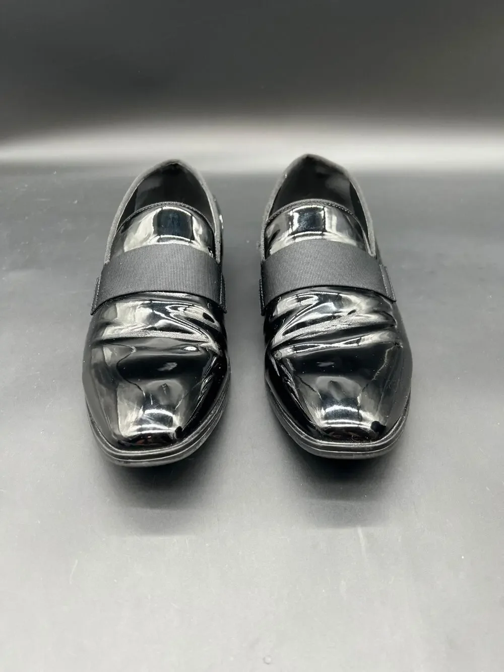 Men’s Alfani Haydan Patent Slip-On Loafers US Size 8 #98